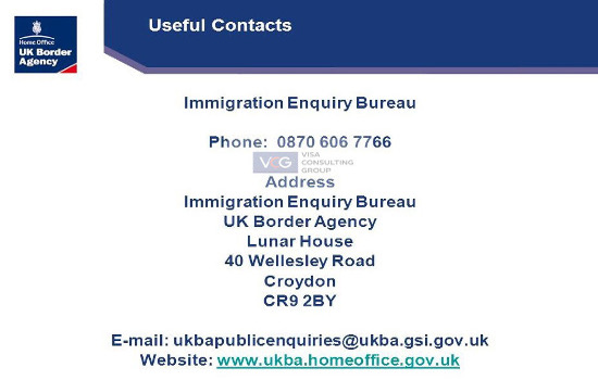 изображение виза в Великобританию Immigration Enquiry Bureau
